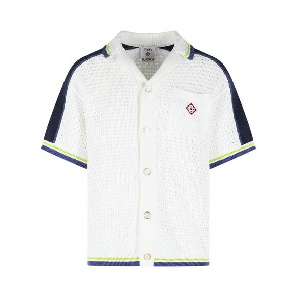 Casablanca White Cotton Blend T-Shirt Men
